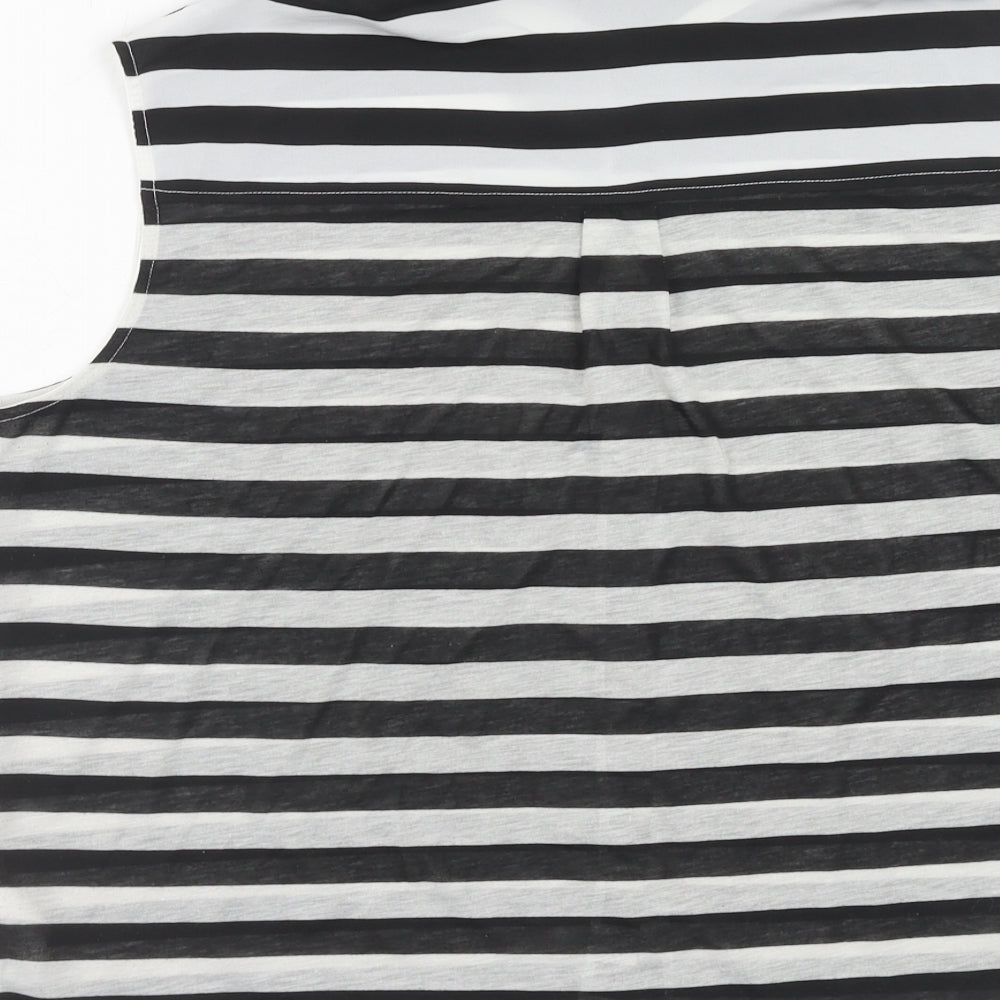 Womens UK Size M H&M Black Basic Tank
