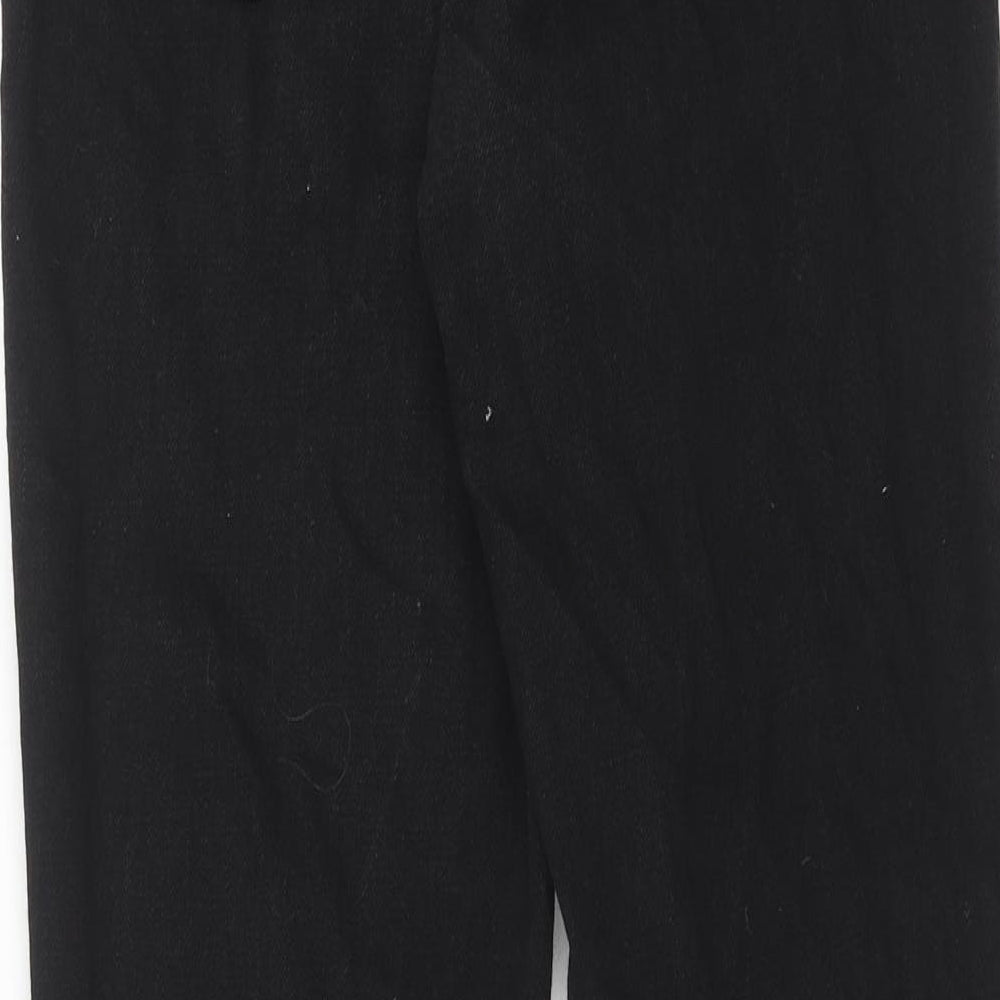 Topshop Womens Black Cotton Skinny Jeans Size 26 in L30 in Regular Zip