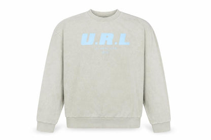 Collusion Mens Grey Cotton Pullover Sweatshirt Size L - U.R.L