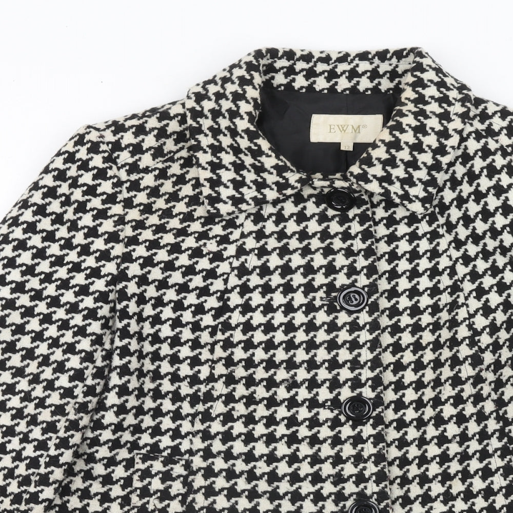 Womens UK Size 12 EWM Black Jacket