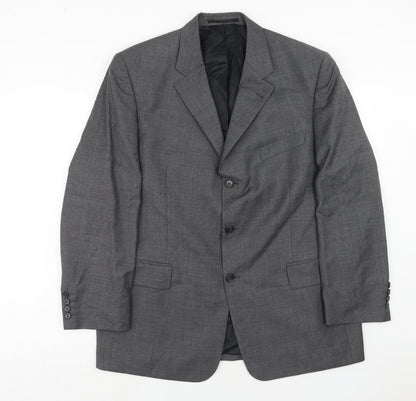 Mens UK Size 42 Digel Regular Grey Suit Jacket