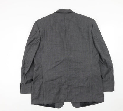 Mens UK Size 42 Digel Regular Grey Suit Jacket