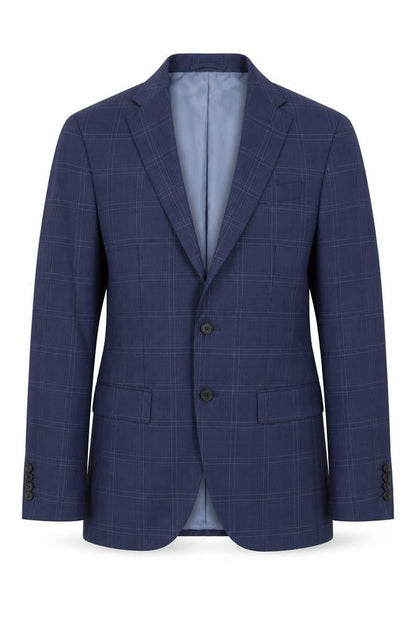 Mens UK Size 38 Marks and Spencer Regular Blue Suit Jacket