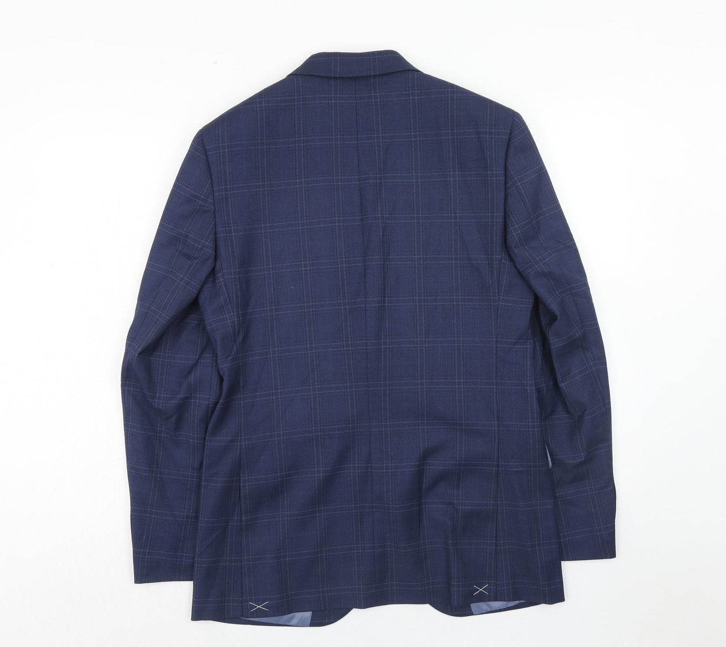 Mens UK Size 38 Marks and Spencer Regular Blue Suit Jacket