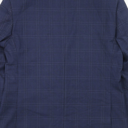 Mens UK Size 38 Marks and Spencer Regular Blue Suit Jacket