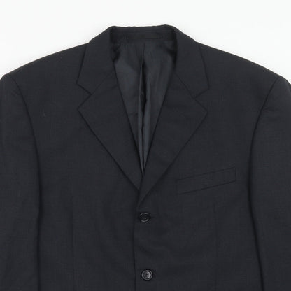 Mens UK Size 42 Burton Regular Blue Suit Jacket