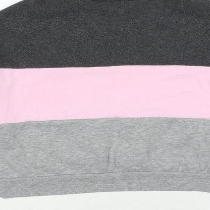 Brave Soul Womens Multicoloured Colourblock Polyester Pullover Sweatshirt Size XS Pullover