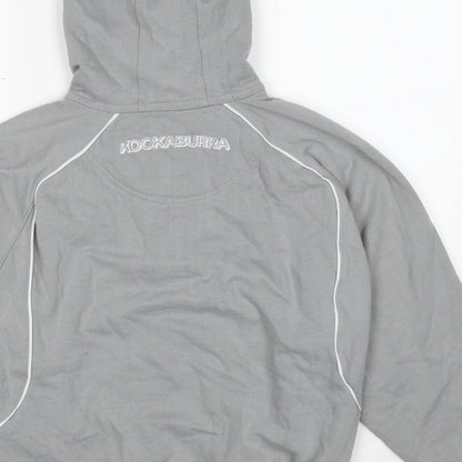 Kookaburra Womens Grey Polyester Pullover Hoodie Size XS Pullover