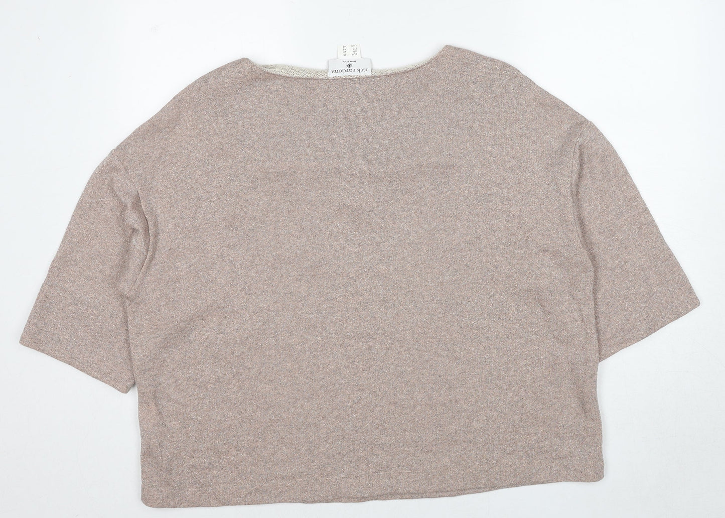Womens UK Size 20 Rick Cardona Beige Pullover Jumper