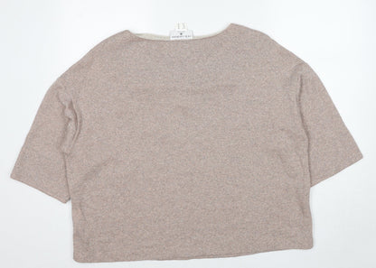 Womens UK Size 20 Rick Cardona Beige Pullover Jumper