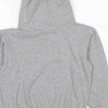 Venice Womens Grey Cotton Pullover Hoodie Size S Pullover