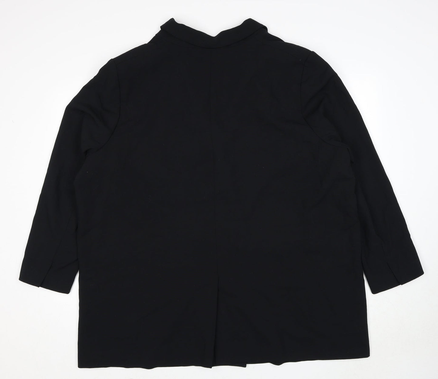 Marks and Spencer Womens Black Polyester Jacket Suit Jacket Size 18