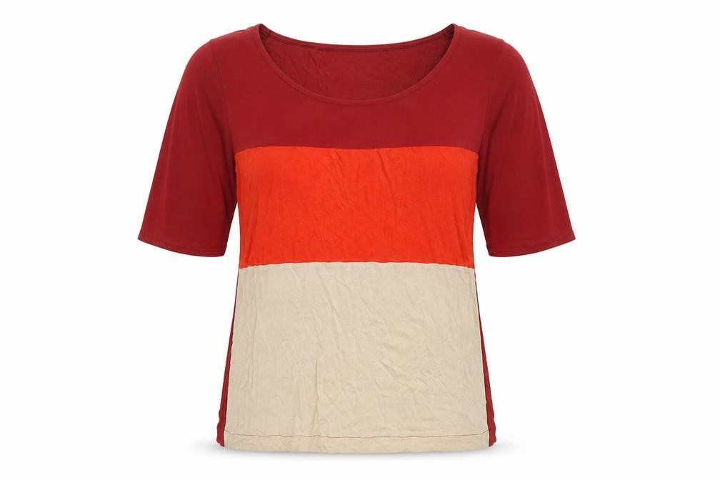 Womens UK Size 10 NEXT Red Basic T-Shirt