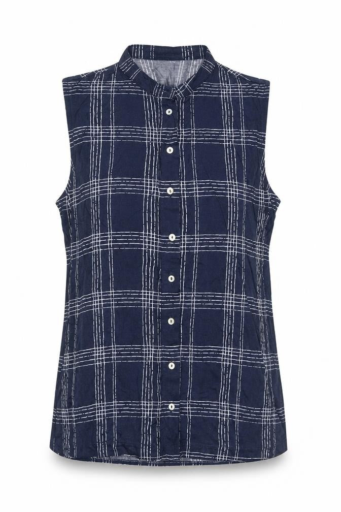 Womens UK Size 10 Marks and Spencer Blue Basic Button-Up