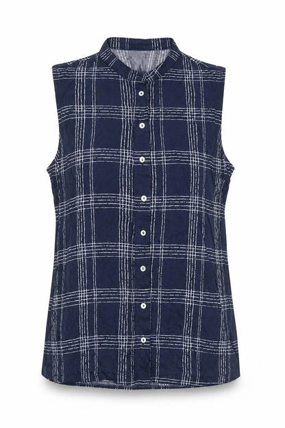 Womens UK Size 10 Marks and Spencer Blue Basic Button-Up