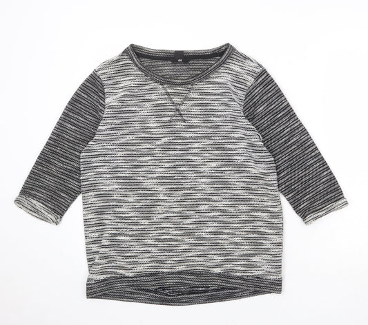 Womens UK Size S Divided by H&M Grey Pullover Jumper