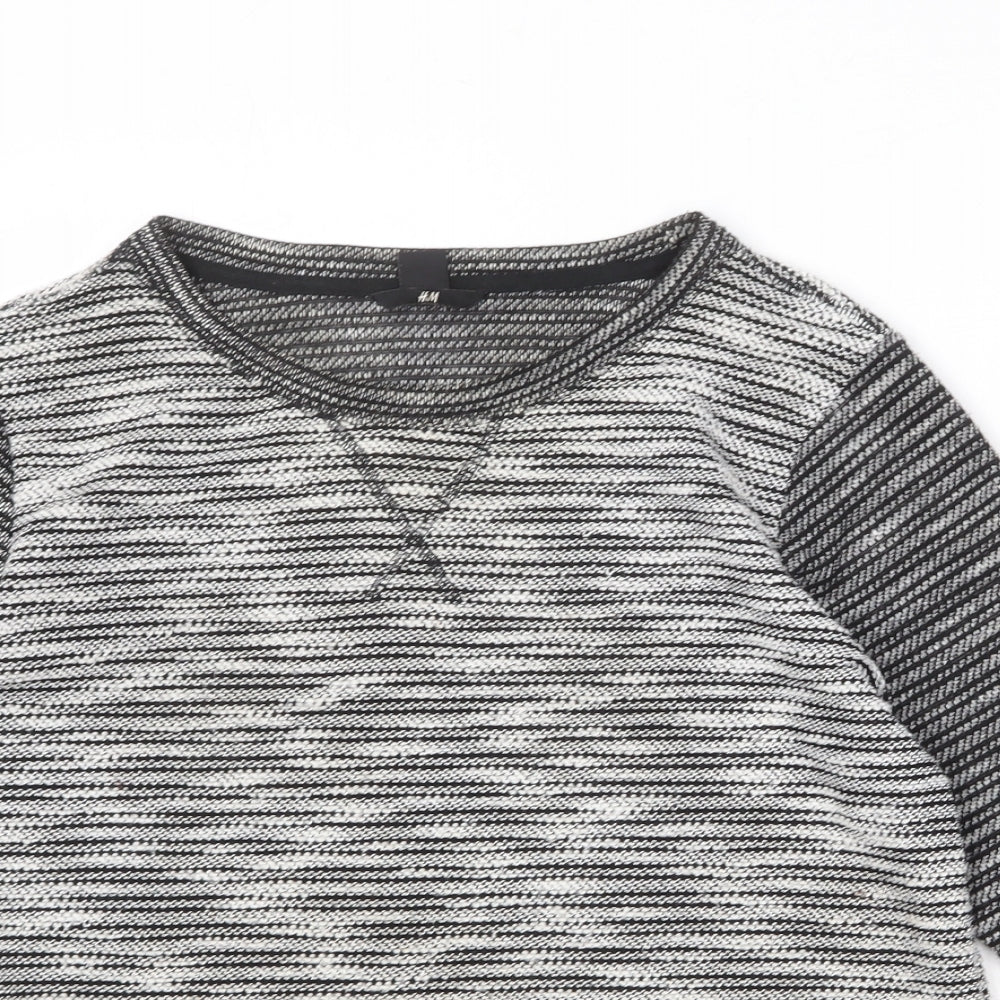 Womens UK Size S Divided by H&M Grey Pullover Jumper