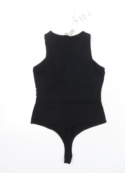 Womens UK Size 8 ASOS One-Piece Black Bodysuit