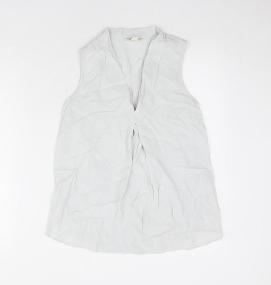 Womens UK Size 8 Monsoon Grey Basic Blouse