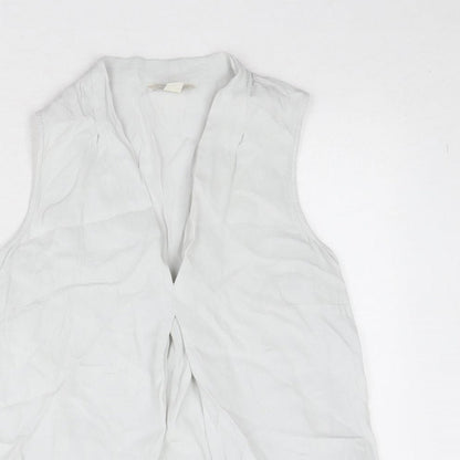 Womens UK Size 8 Monsoon Grey Basic Blouse