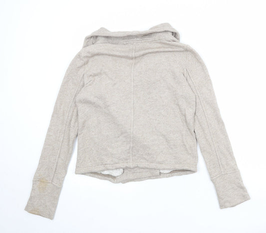 Gap Womens Beige Biker Jacket Size S Zip