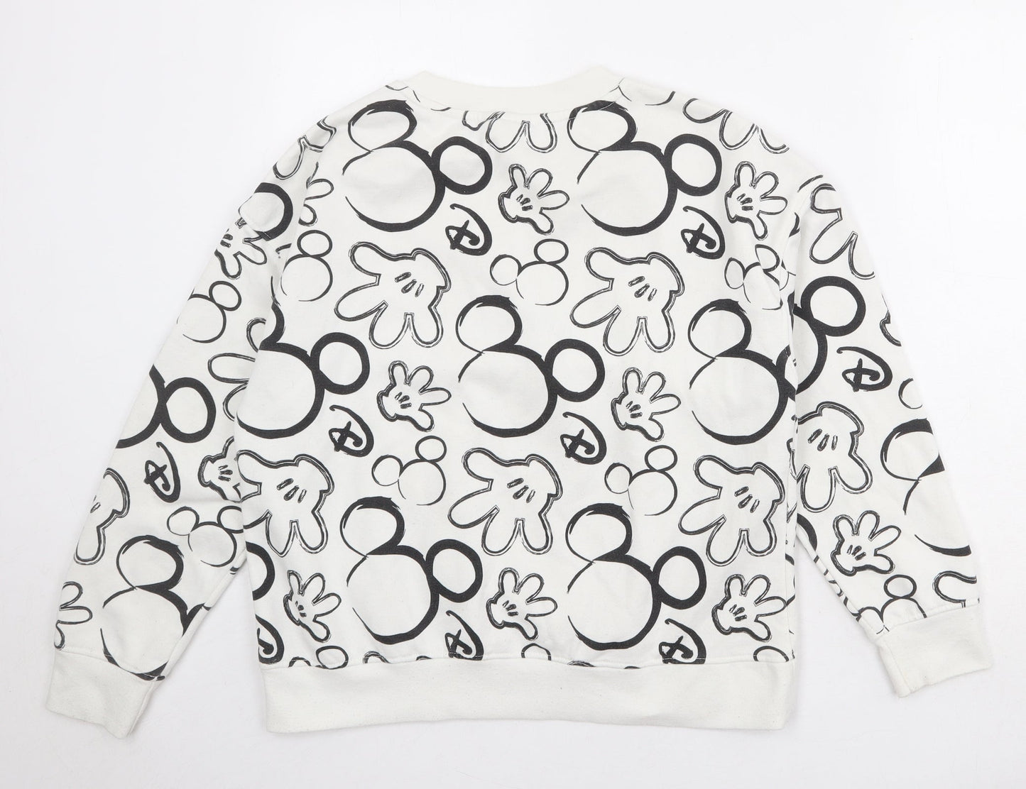 Womens UK Size 10 Disney White Pullover Sweatshirt