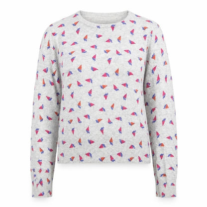 Womens UK Size 14 Therapy Grey Pullover Jumper