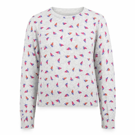 Womens UK Size 14 Therapy Grey Pullover Jumper