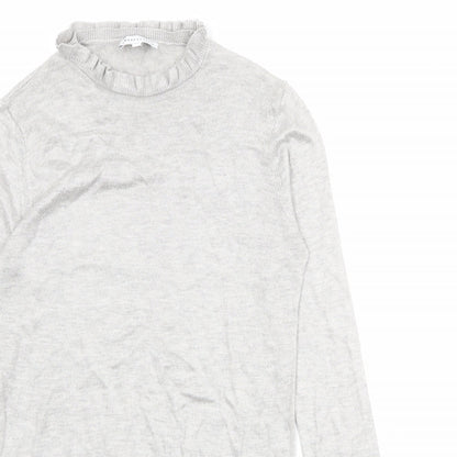 Womens UK Size 8 Warehouse Grey Pullover Jumper