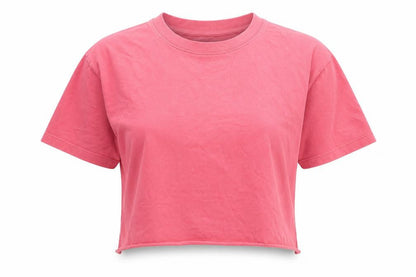 Womens UK Size S Topshop Pink Basic T-Shirt