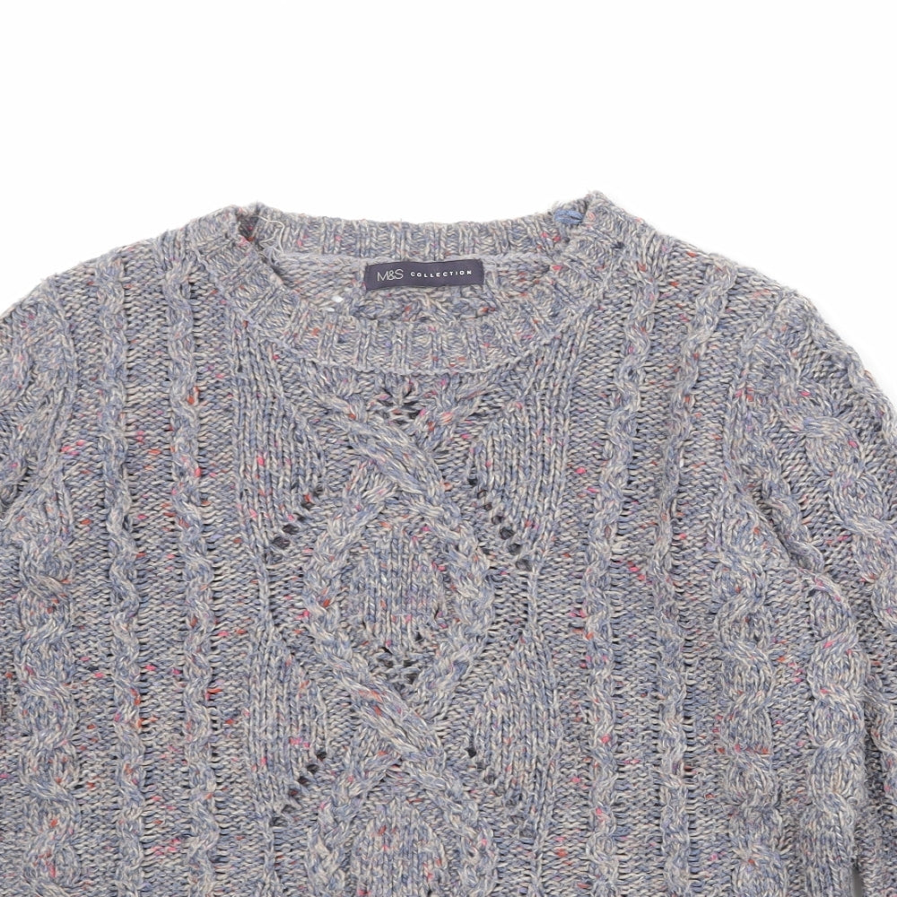 Womens UK Size 10 Marks and Spencer Multicoloured Pullover Jumper