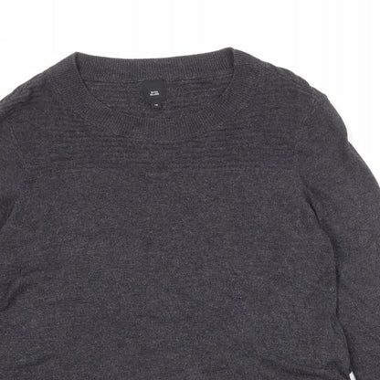 Womens UK Size 10 River Island Grey Pullover Jumper