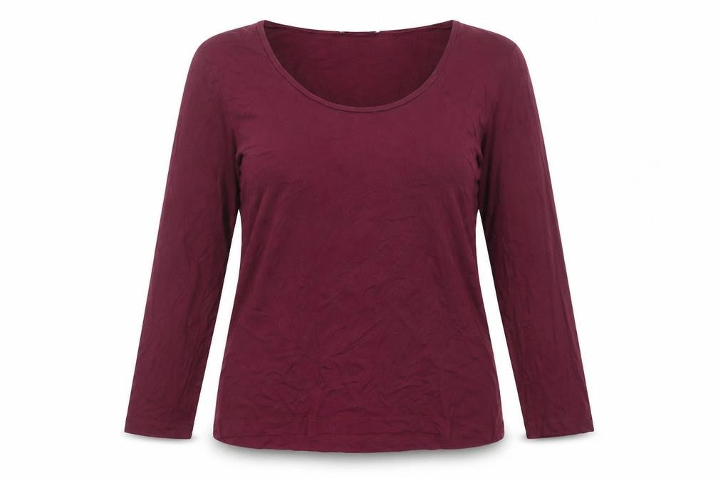Womens UK Size 16 Artigiano Red Basic T-Shirt