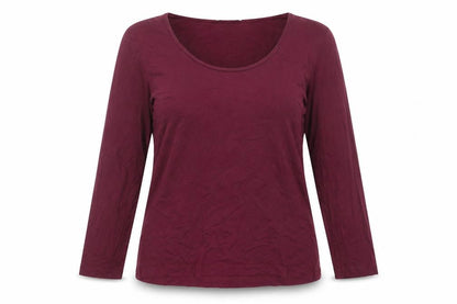 Womens UK Size 16 Artigiano Red Basic T-Shirt