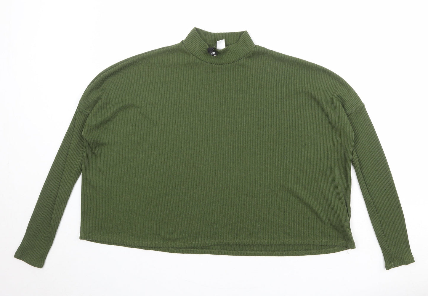 Womens UK Size M Divided by H&M Green Pullover Jumper