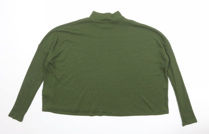 Womens UK Size M Divided by H&M Green Pullover Jumper