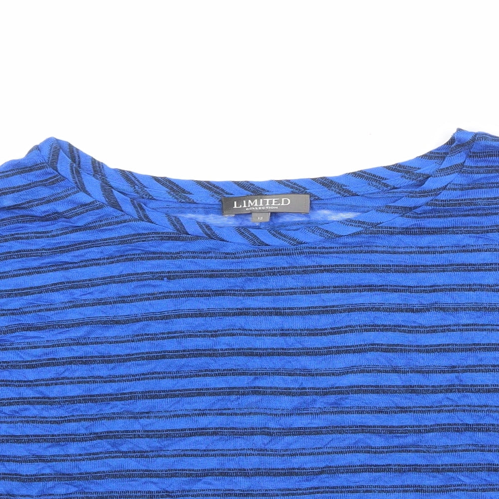 Womens UK Size 12 Marks and Spencer Blue Pullover Jumper