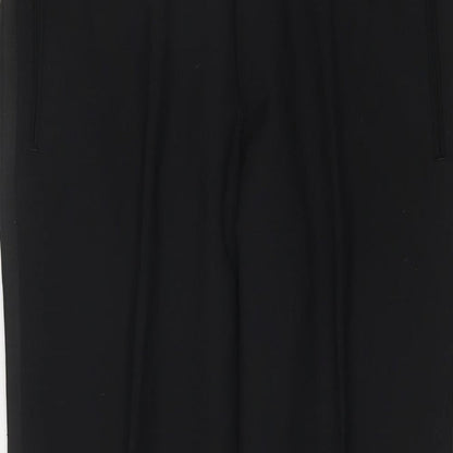 Skopes Mens Black Polyester Trousers Size 38 in Regular Zip - Short Leg