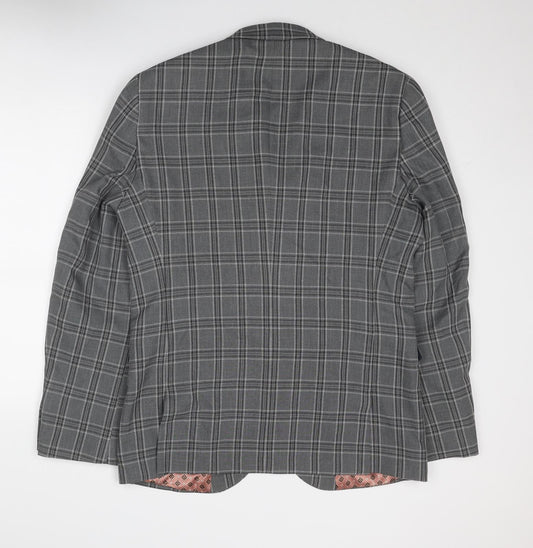 Mens UK Size 42 NEXT Regular Grey Suit Jacket