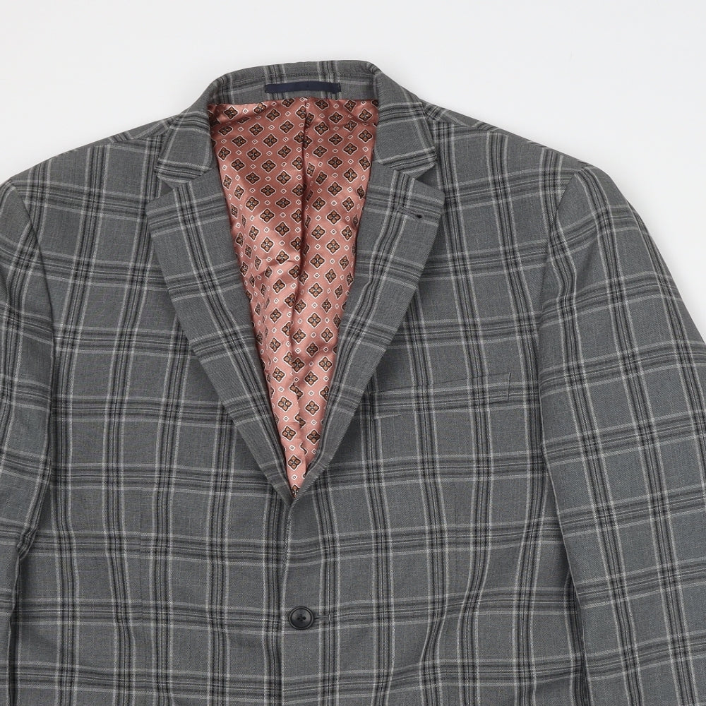 Mens UK Size 42 NEXT Regular Grey Suit Jacket