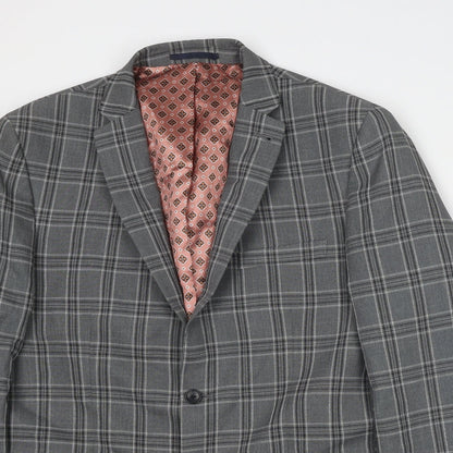 Mens UK Size 42 NEXT Regular Grey Suit Jacket