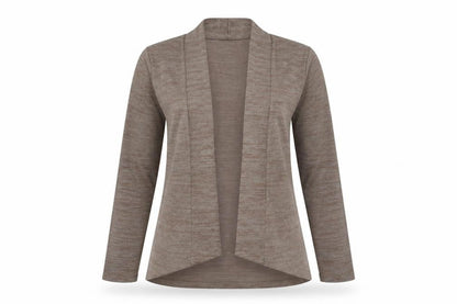 Tigi Womens Brown V-Neck Polyester Cardigan Jumper Size 10 - Size 10-12