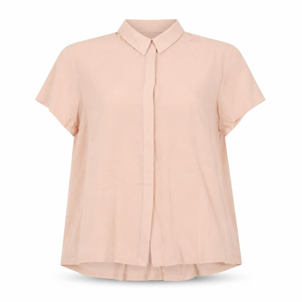 Womens UK Size XS French Connection Pink Basic Button-Up