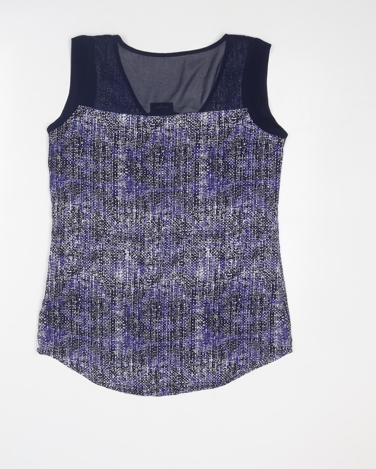 Womens UK Size 8 Jeanswest Blue Basic Blouse