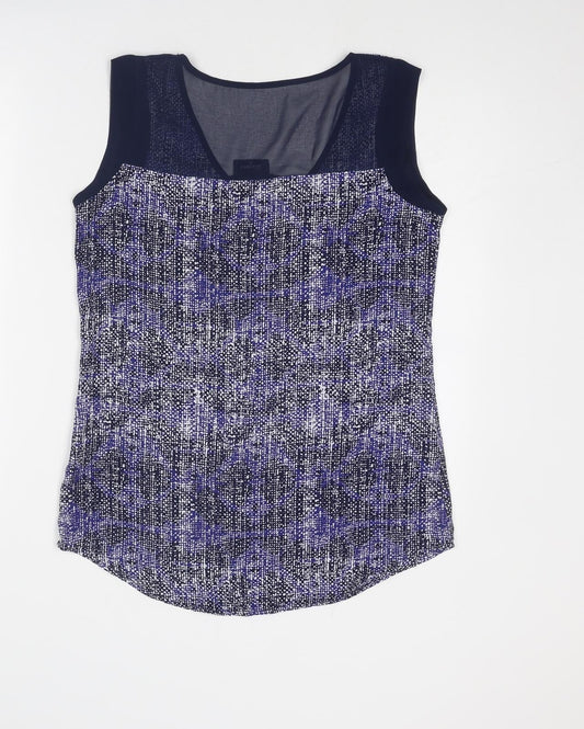 Womens UK Size 8 Jeanswest Blue Basic Blouse