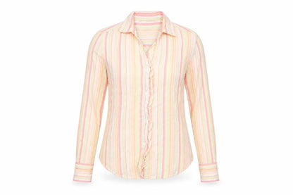 Womens UK Size 12 Editions Multicoloured Basic Button-Up