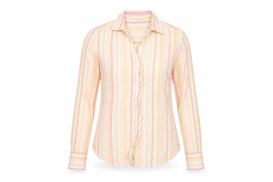 Womens UK Size 12 Editions Multicoloured Basic Button-Up
