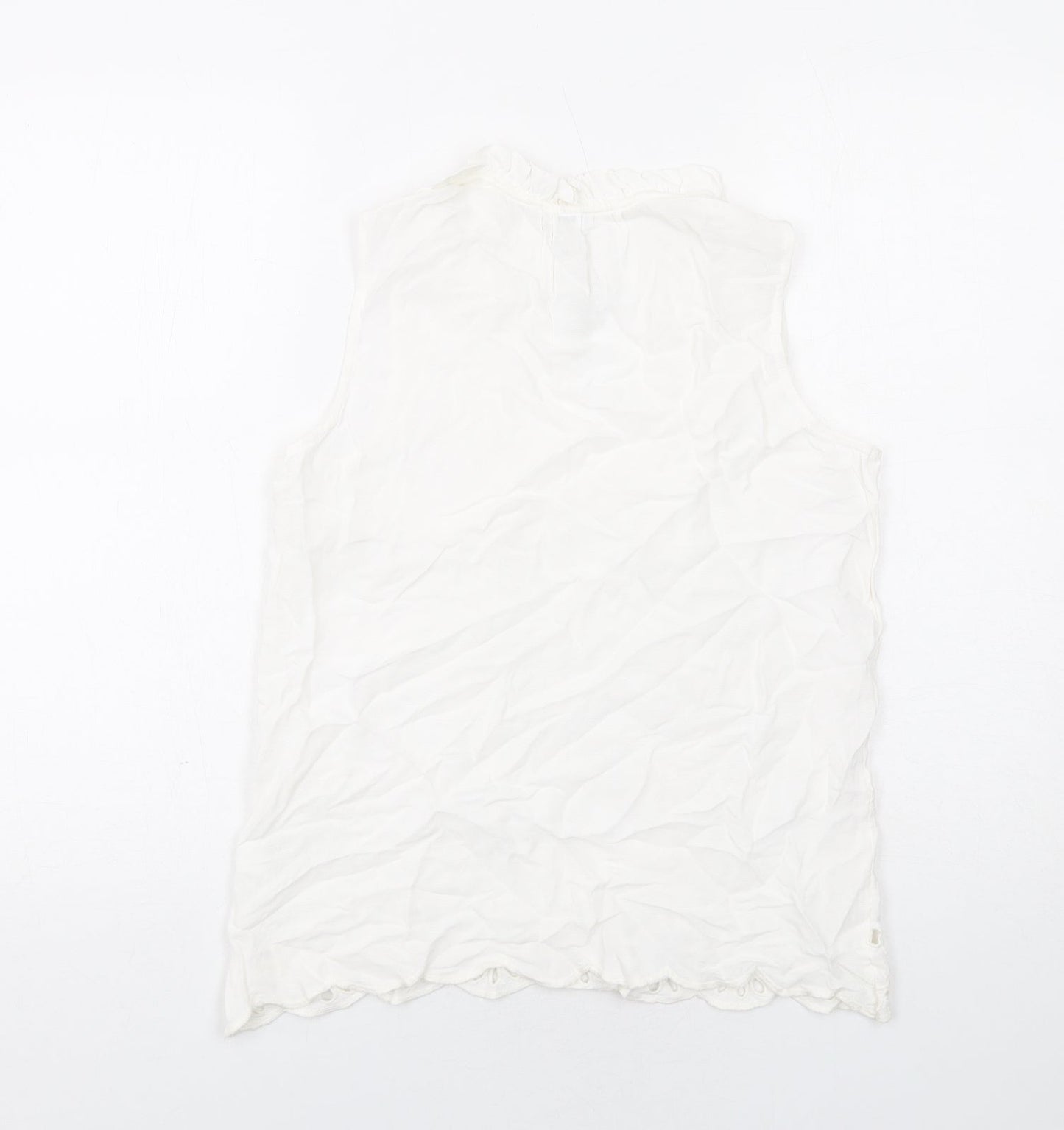 Womens UK Size XS River Island White Basic Blouse