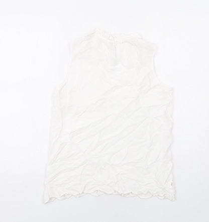 Womens UK Size XS River Island White Basic Blouse