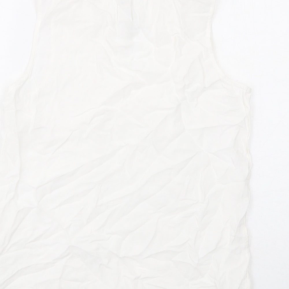 Womens UK Size XS River Island White Basic Blouse